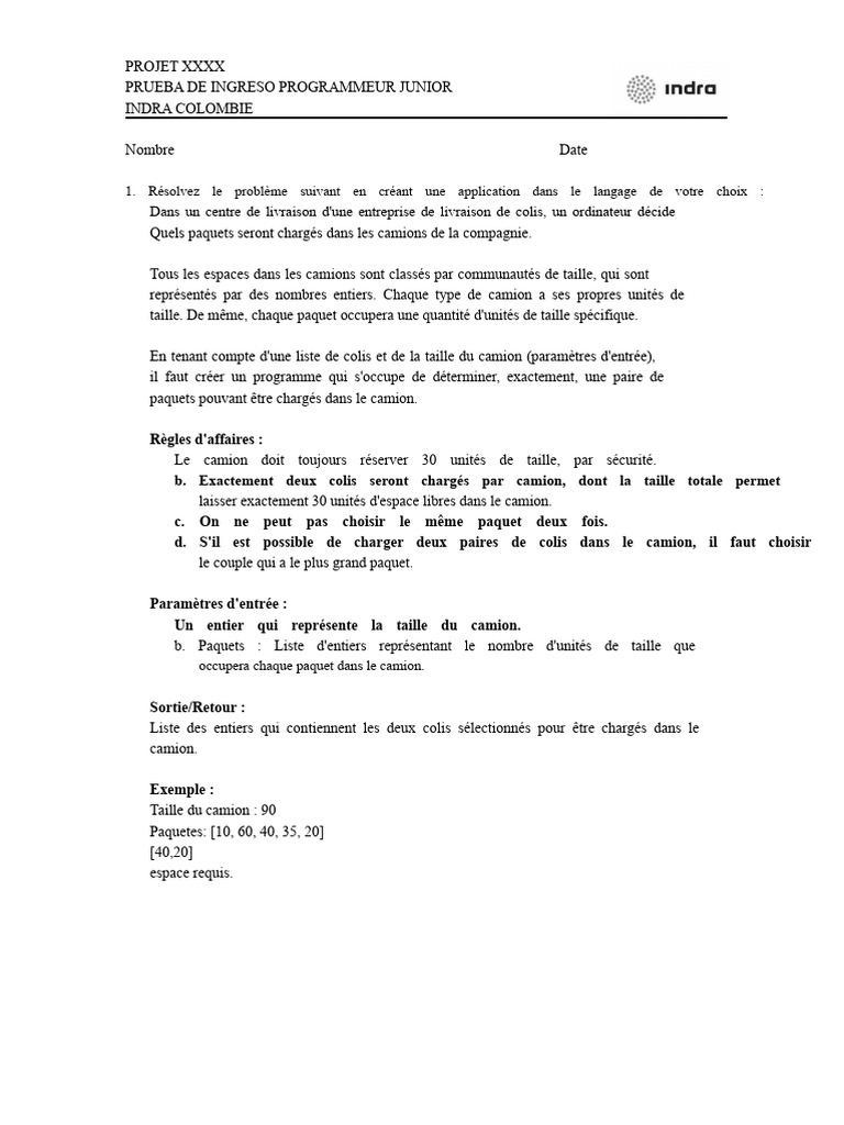 Problèmes de programmation pour junior | PDF | Programmation ...