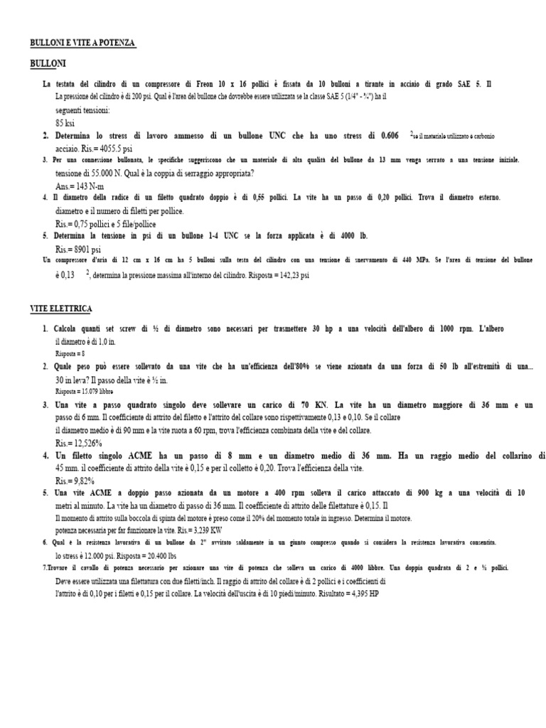 Bulloni e Vite A Impulso | PDF