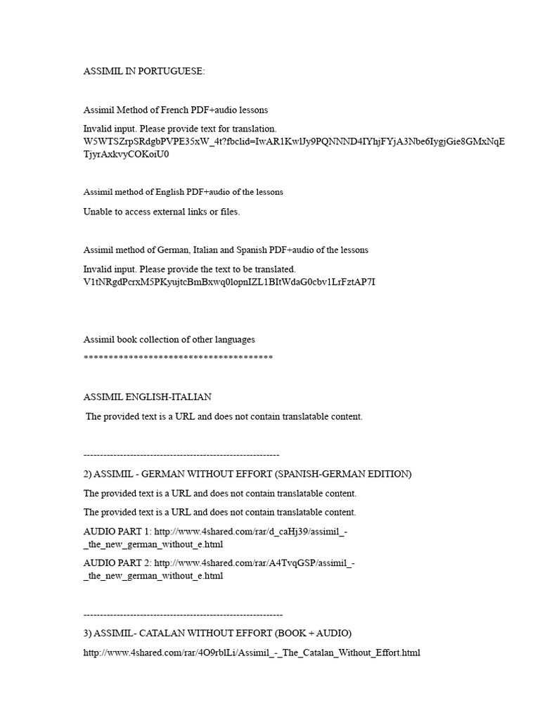 Assimil Portuguese Learning Guide | PDF | Translations | Human ...