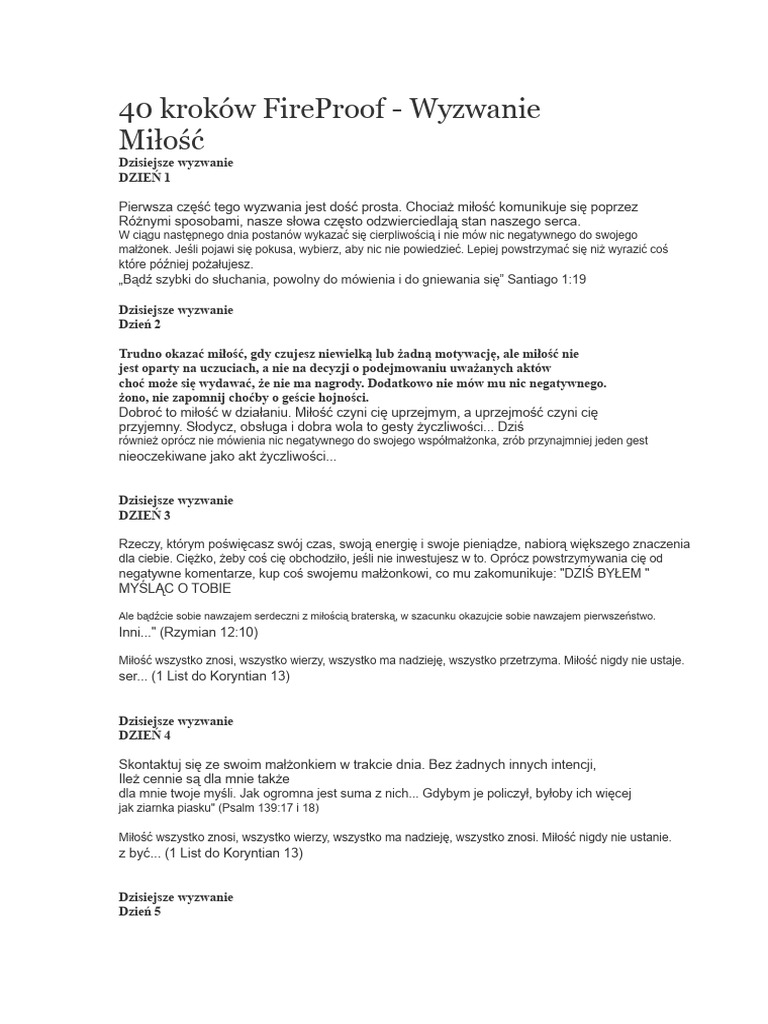 40 Kroków FireProof | PDF