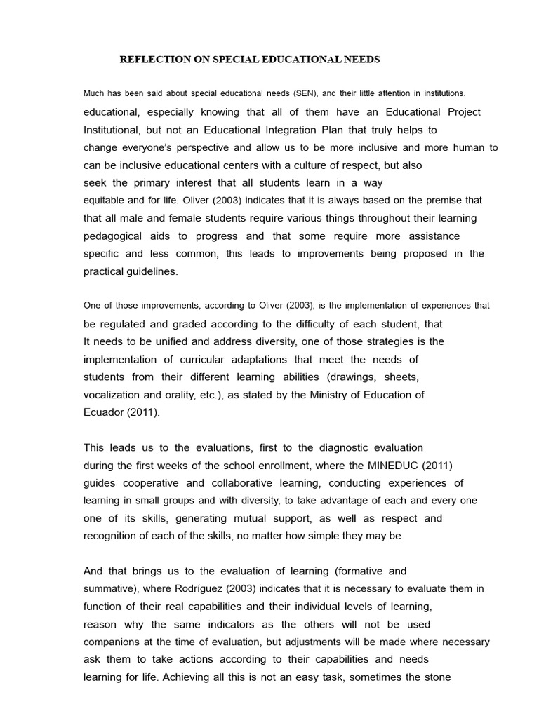 Enhancing Inclusion in Special Education | PDF