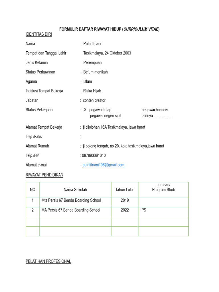 Putri Nitip | PDF