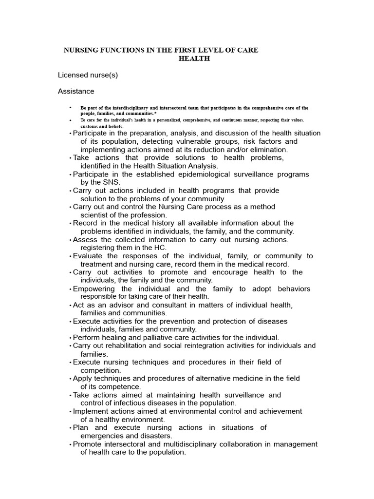 Nursing Roles in Primary Health Care | PDF | Nursing | Health Promotion