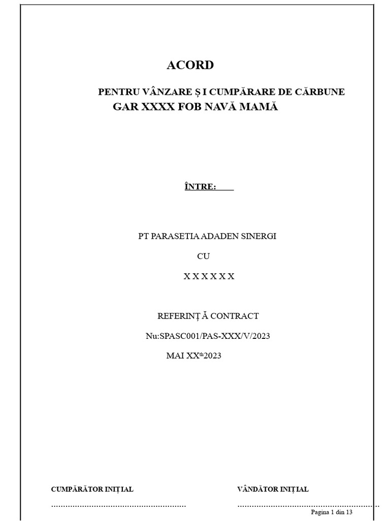 Draft-Spa-Fob MV | PDF