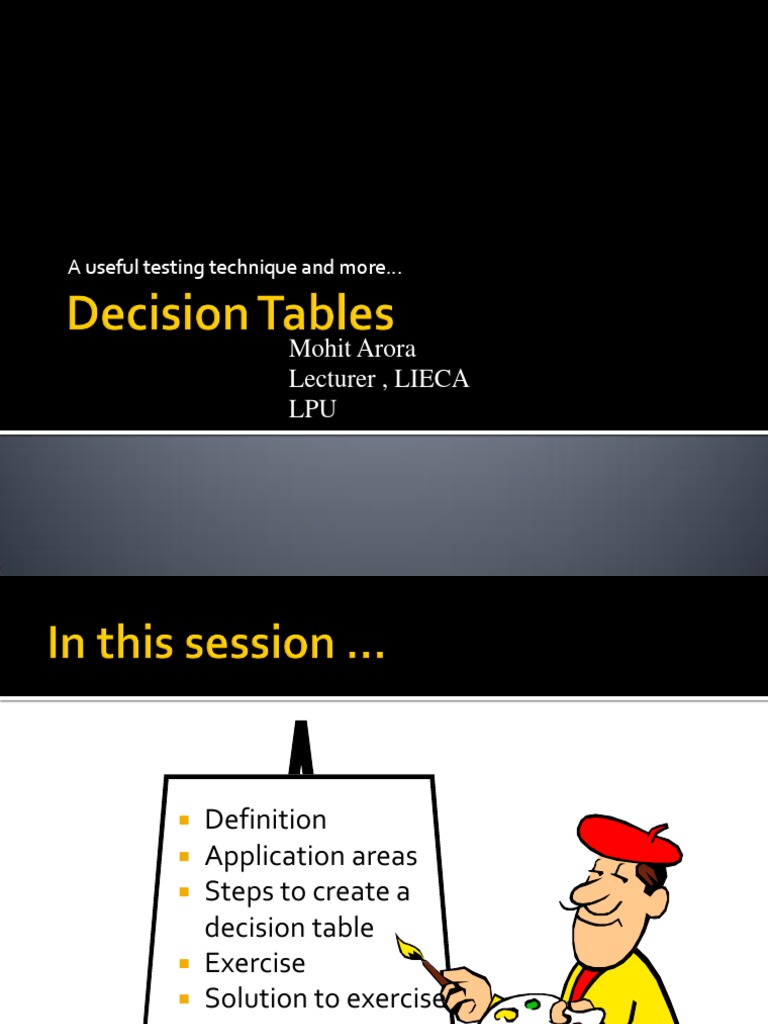 Creating Effective Decision Tables | PDF | Algorithms | Applied Mathematics
