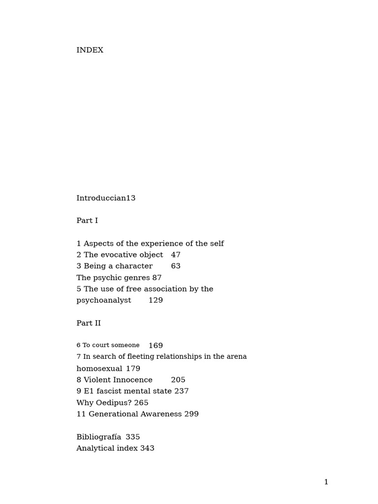 Psychoanalysis and the Self Experience | PDF | Psychoanalysis | Experience