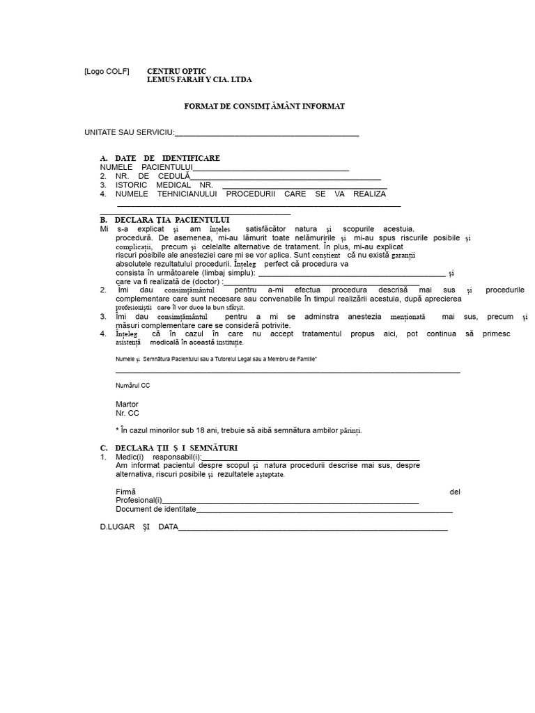 Consentment Informat | PDF