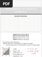 TRIGONOMETRIA NO TRIÂNGULO RETÂNGULO