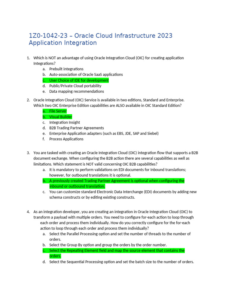 Oracle Integration Cloud Overview | PDF | Soap | Web Service