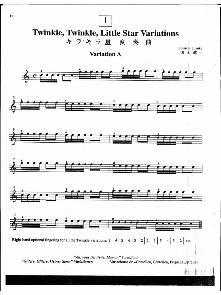Suzuki Piano Book 1 | PDF