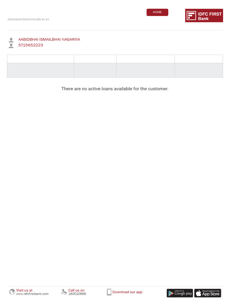 IDFC First Bank Account Statement | PDF | Cheque | Payments