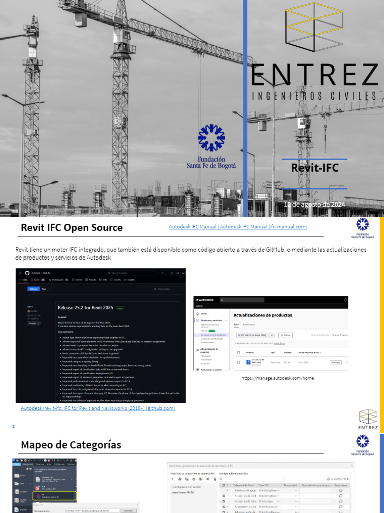 Exportación IFC en Revit: Guía Completa | PDF | Autodesk Revit ...