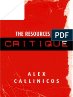 Callinicos The Resources of Critique