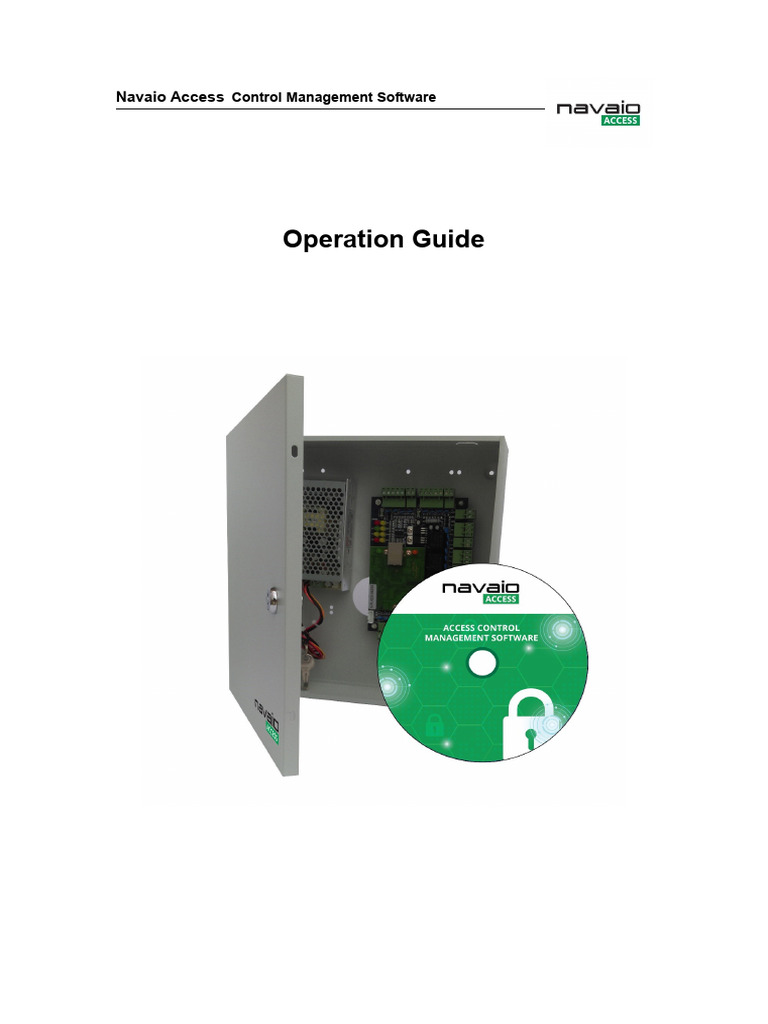 Navaio Access Control Software Guide | PDF | Microsoft Windows | Access ...