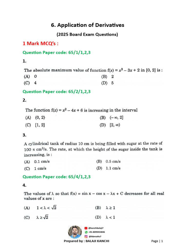 Derivatives Application Exam Questions | PDF