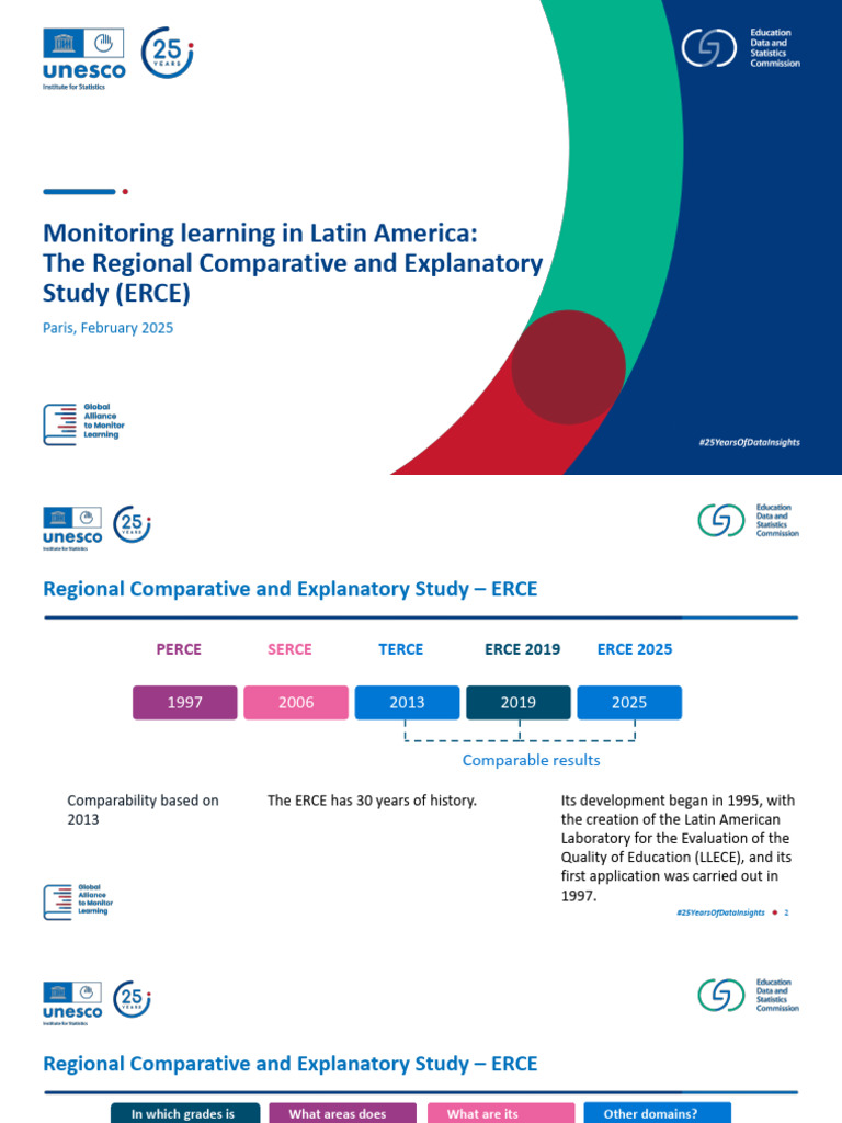 ERCE 2025: Learning Assessment in Latin America | PDF | Latin America