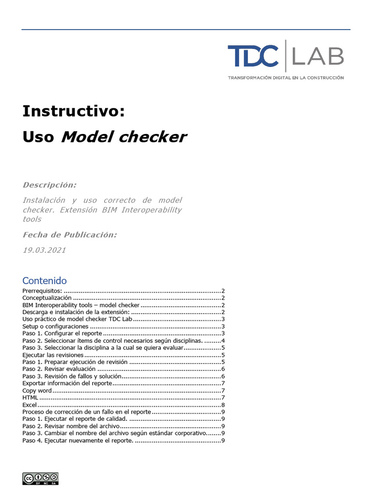 Guía de Uso del Model Checker BIM | PDF | Autodesk Revit | Microsoft Excel