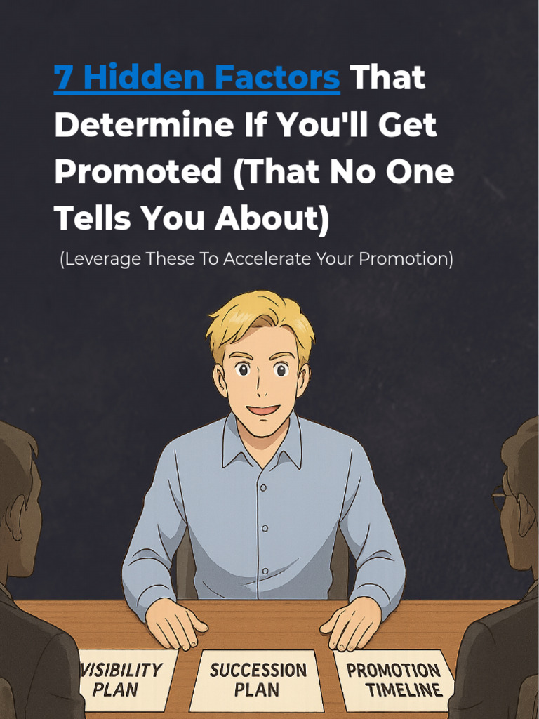 7 Hidden Factors for Career Promotions | PDF | Social Psychology ...