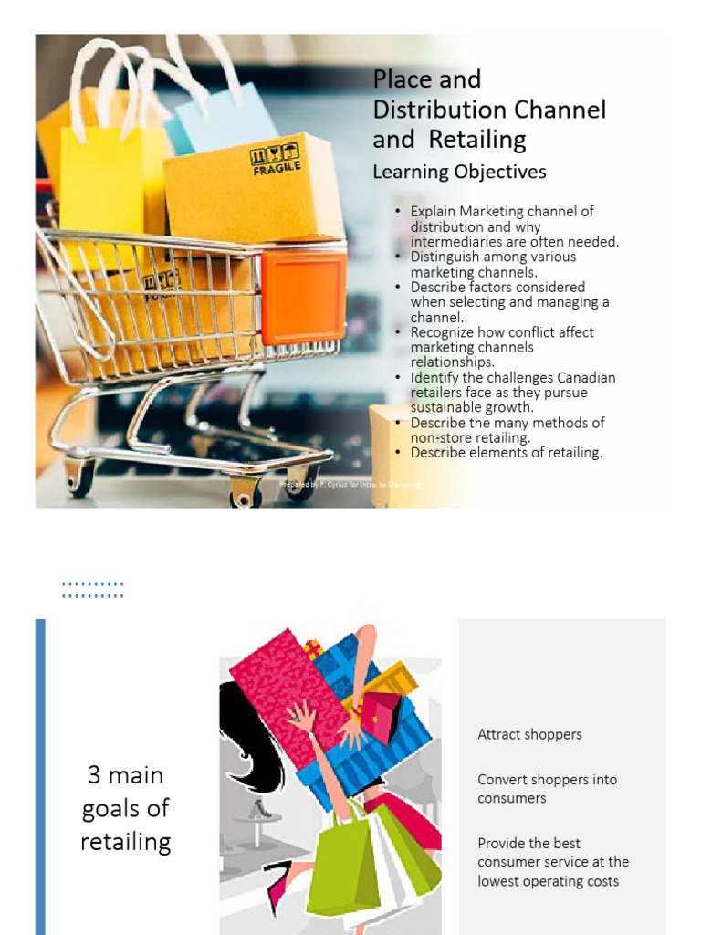 Retailing and Distribution Channels Guide | PDF | Retail | Marketing