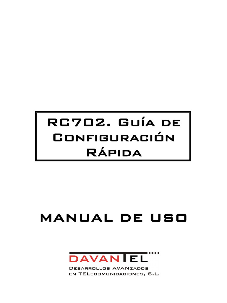 rc702 Quickinstallationguide | PDF | Red de arquitectura | Redes