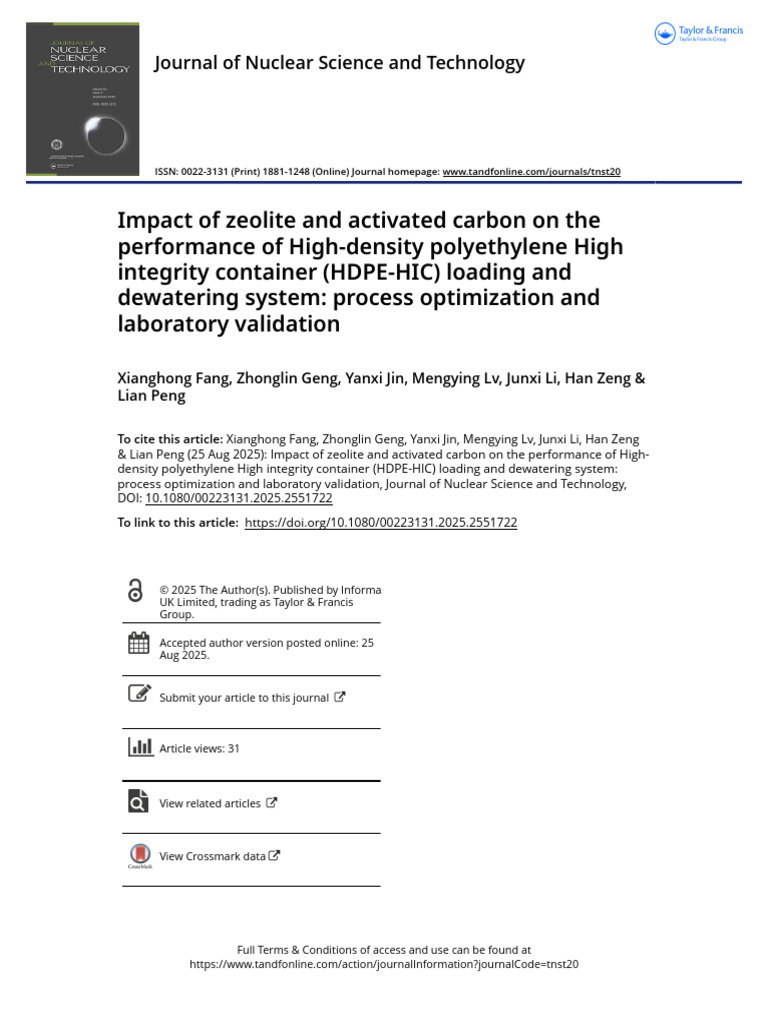 Impact of Zeolite and Activated Carbon On The Performance of High ...