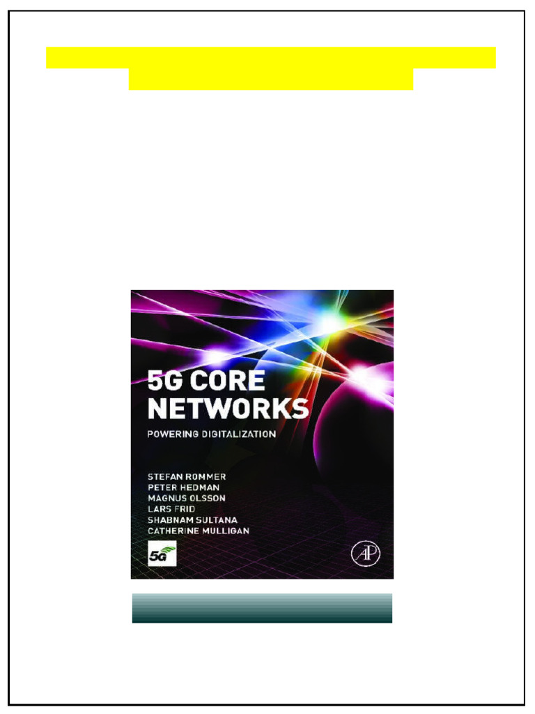 コンピュータ・IT 5G CORE NETWORKS Powering Digitalization 5G Core Networks Powering Digitalization 1st Edition Stefan Rommer