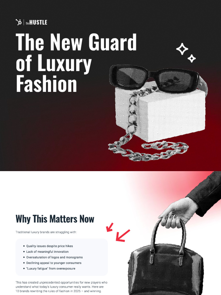 Ebook - The Hustle - The New Guard of Luxury Fashion | PDF | Luxury ...