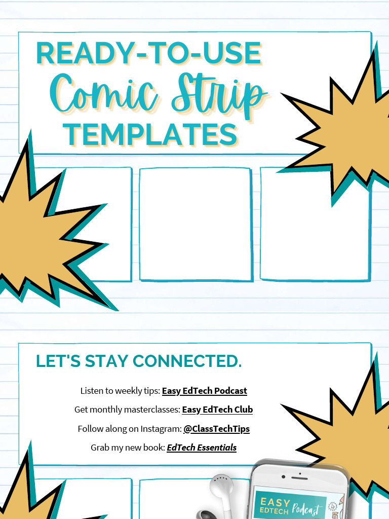 Canva Comic Strip Templates Guide | PDF