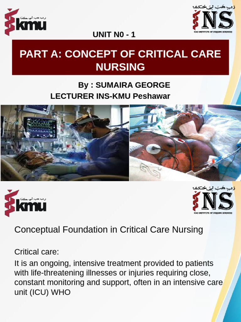 Critical Care Nursing Concepts Explained | PDF | Intensive Care ...