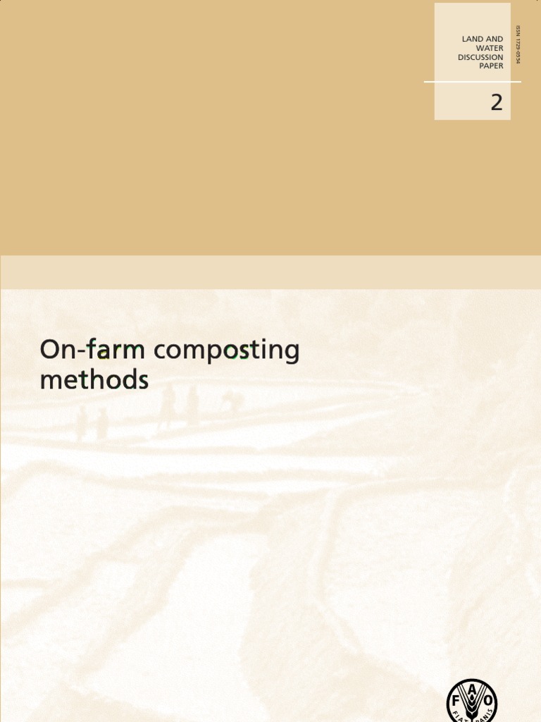 OnFarm Composting Methods PDF Compost Anaerobic Digestion