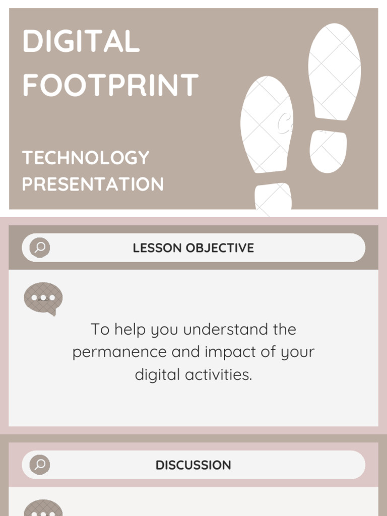 Understanding Your Digital Footprint | PDF | Information | Cyberspace
