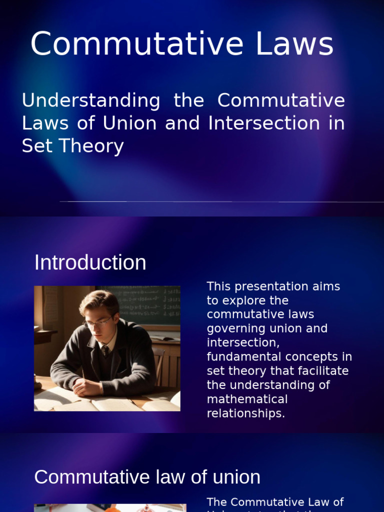 Commutative Laws - PPTX - 20250422 - 005935 - 0000 | PDF | Mathematics ...