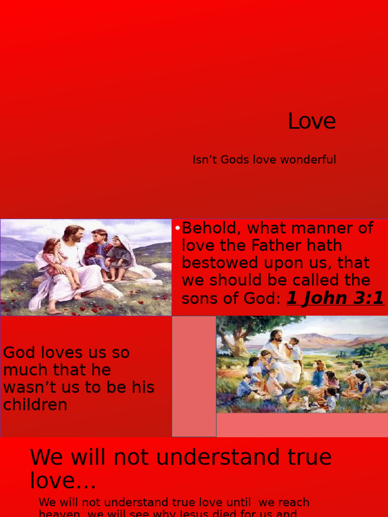 Understanding God's Love for Us | PDF