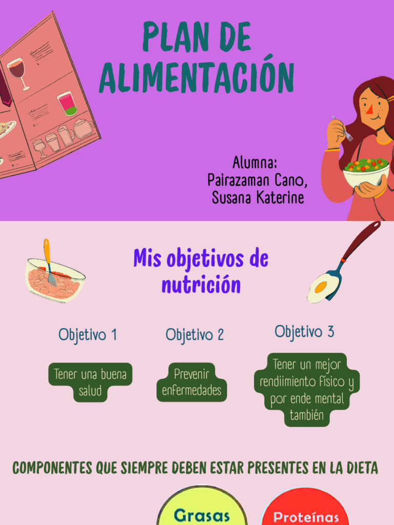Plan de Alimentación Saludable Diario | PDF | Nutrición | Dieta y nutrición