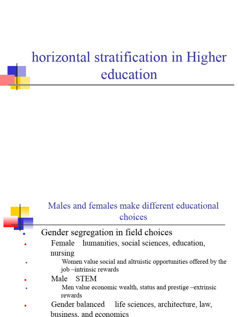 Gender Differences in Education Choices | PDF | Behavioural Sciences ...
