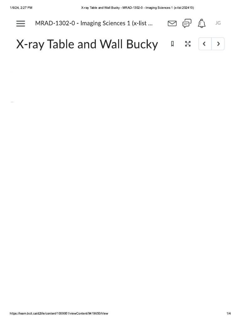 X-Ray Table and Wall Bucky - MRAD-1302-0 - Imaging Sciences 1 (X-List ...