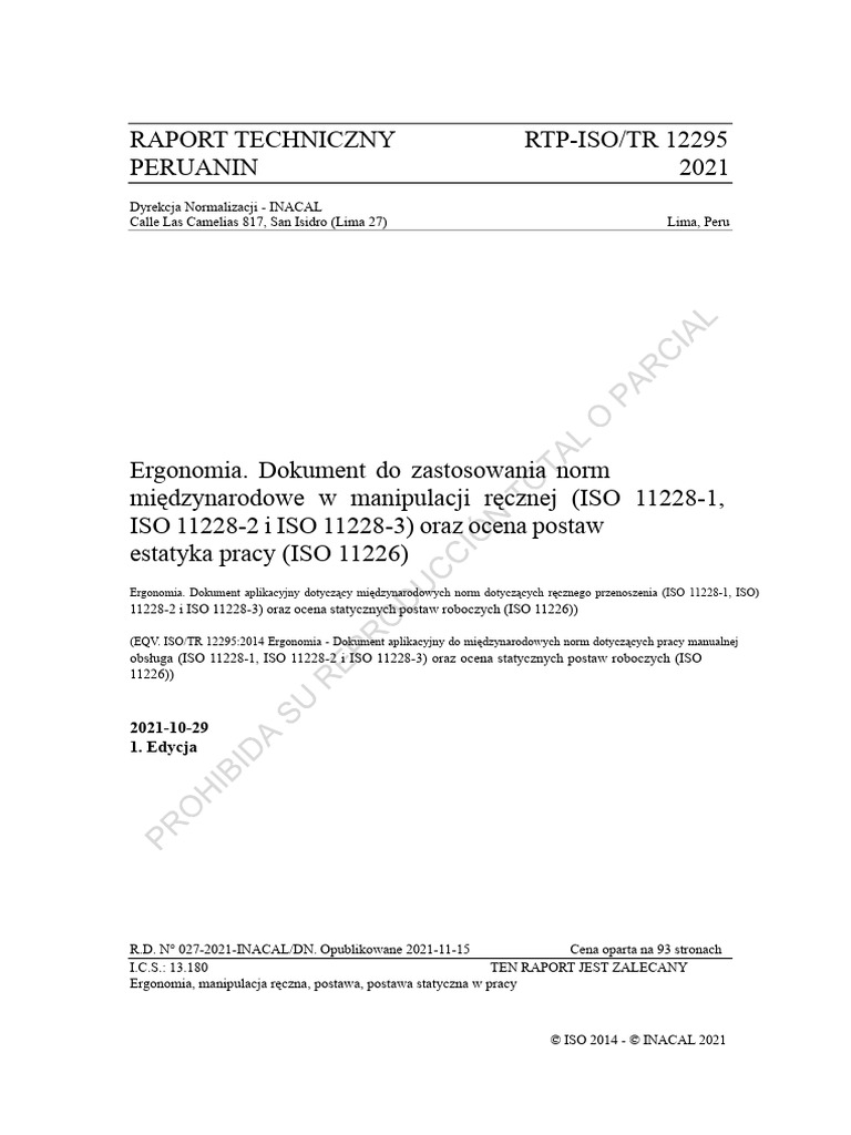 6 Ergonomia NTP-ISO-TR 12295-2021 | PDF