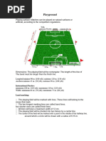 Football Field Specifications and Standards | PDF