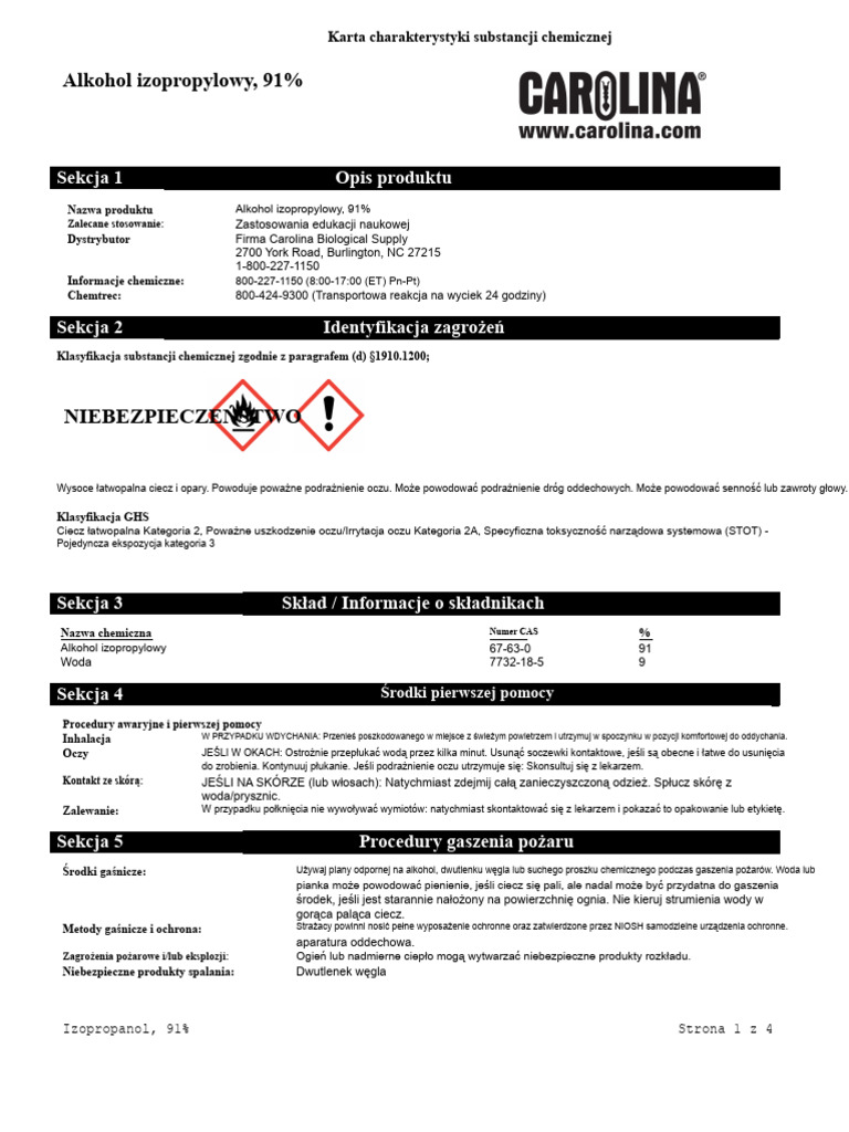 MSDS Ipa | PDF