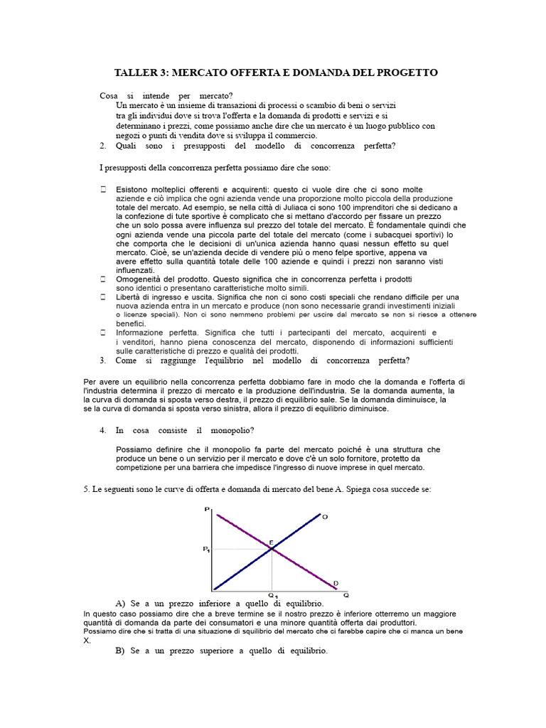 Offerta e Domanda | PDF