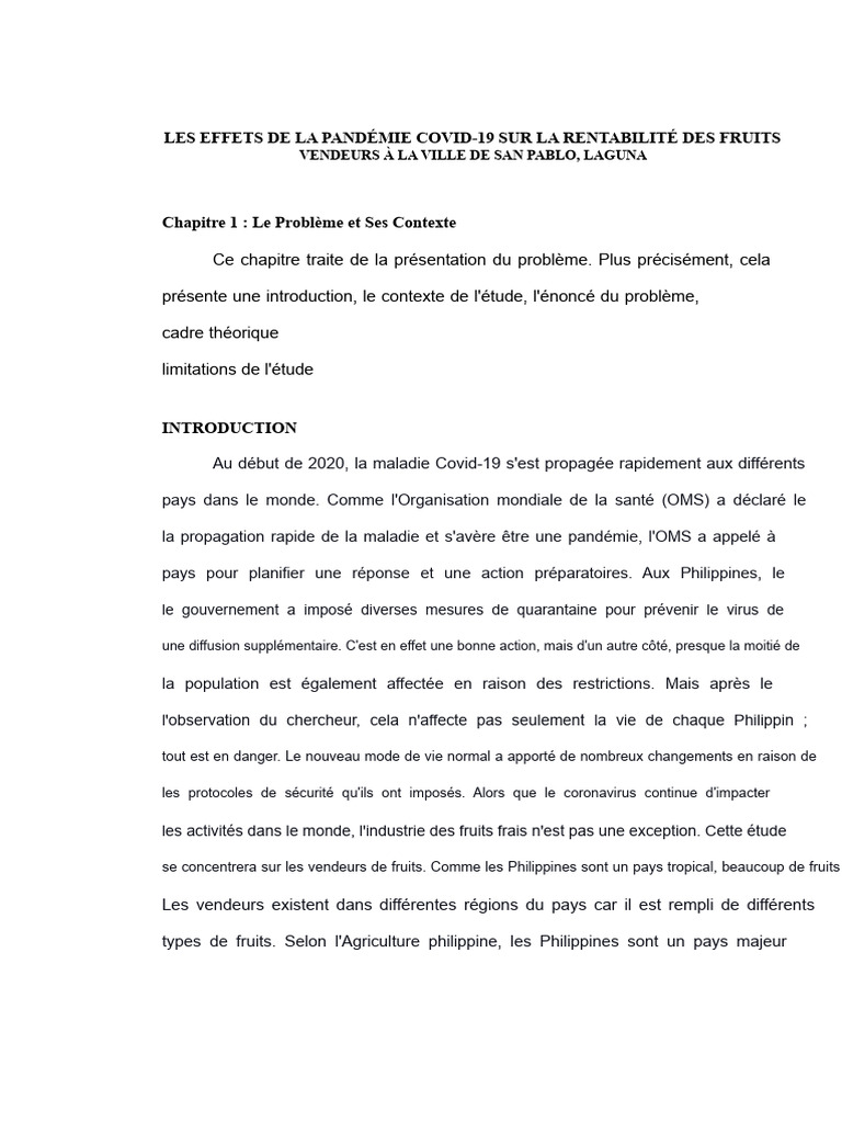 Les effets de la pandémie de Covid-19 sur la rentabilité des vendeurs ...