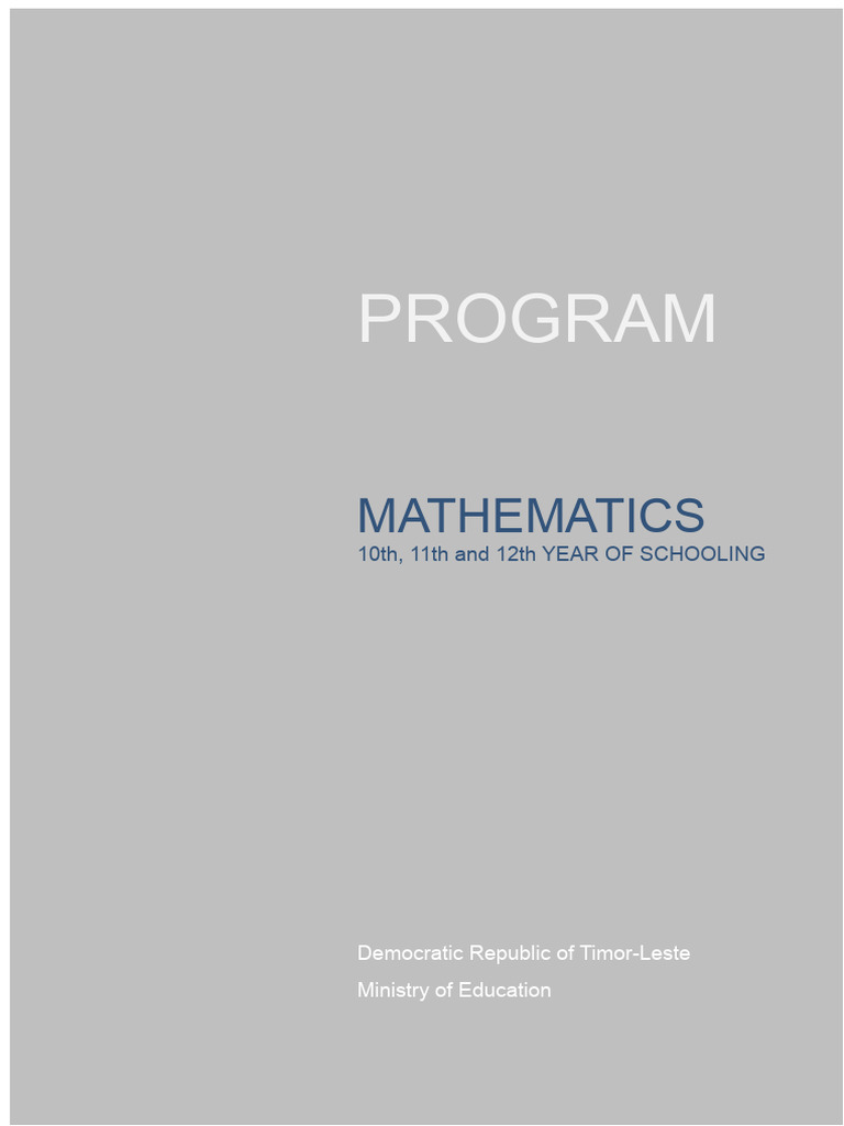 Mathematics Prog10 11 12 20130318 | PDF | Line (Geometry) | Equations