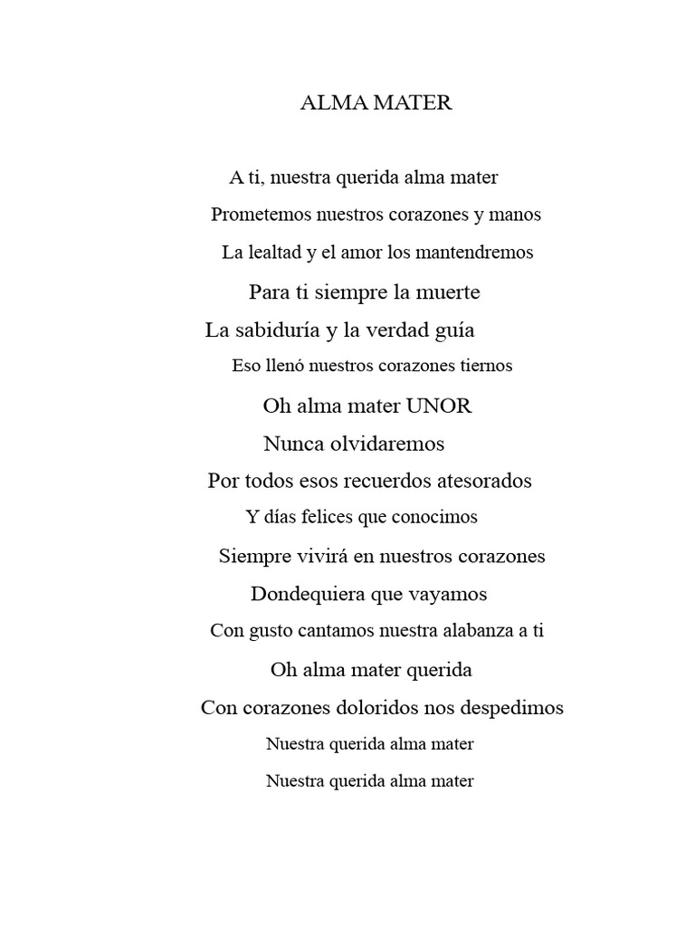 Alma Mater | PDF