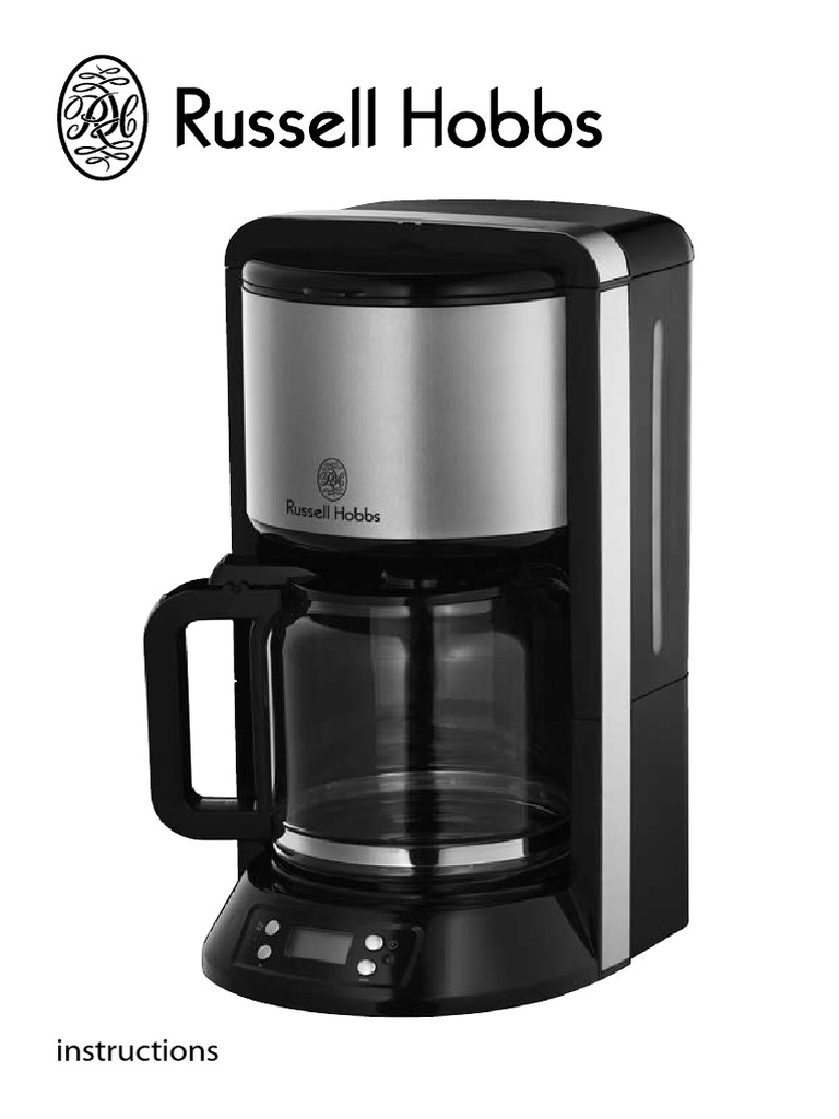 Coffee Maker User Instructions Guide | PDF | Fuse (Electrical) | Coffee