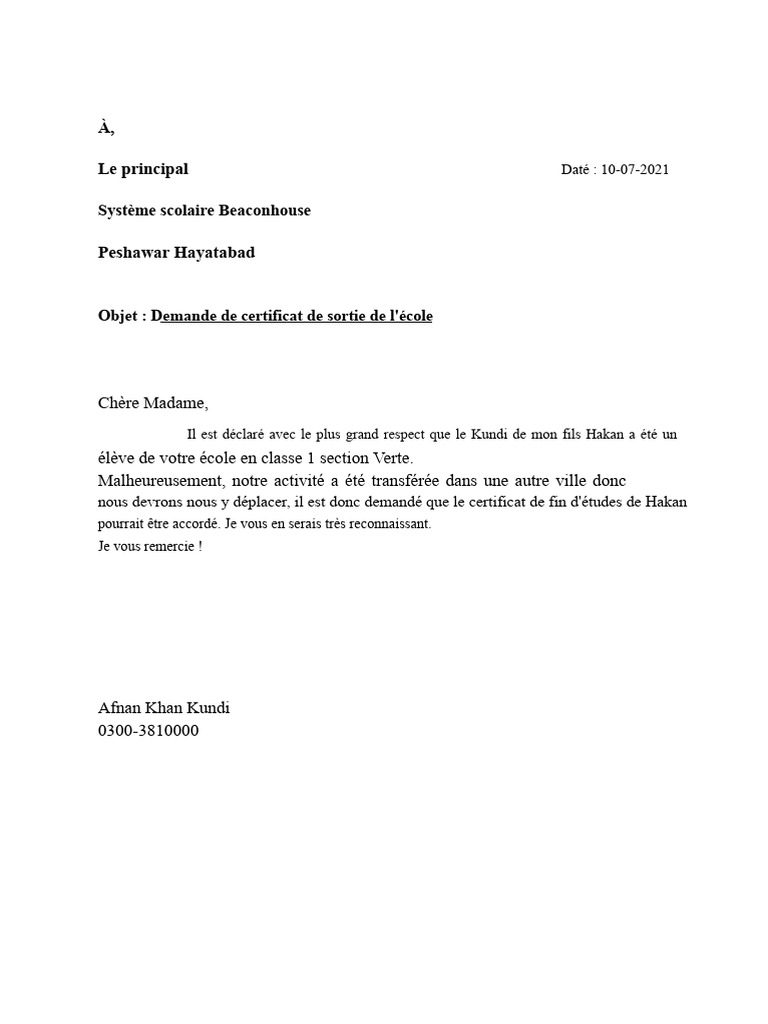 Certificat de Fin D'études | PDF, image size:768x1024