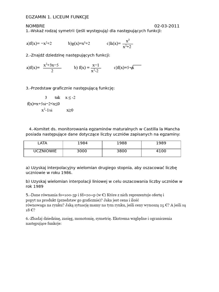 egzamin-funkcje-1-klasa-liceum-pdf