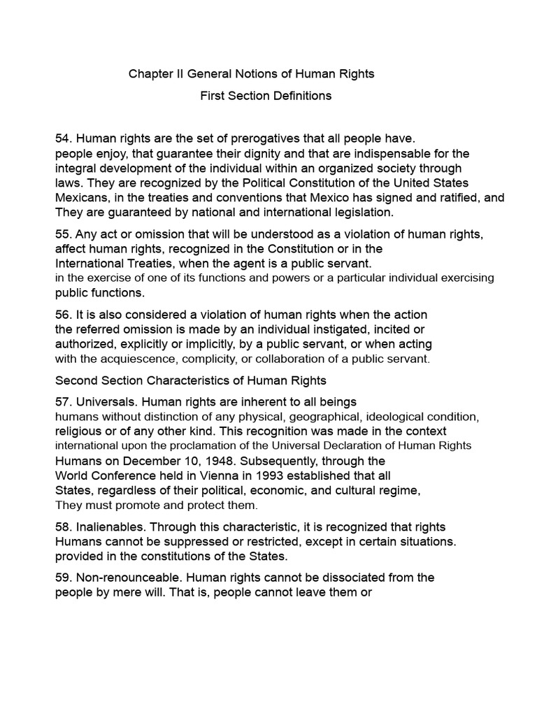 Overview of Human Rights Principles | PDF | Social Equality ...