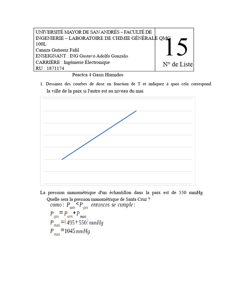 Calculs de Pression et Gaz Humides | PDF | Pression | Grandeur physique