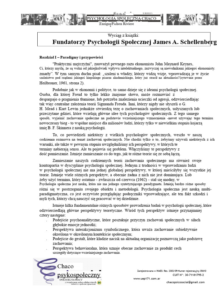Schellenberg James Założyciele Rozdział 1 | PDF