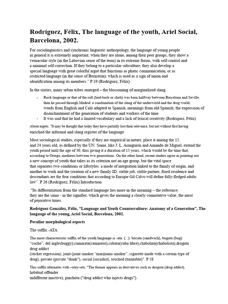 Youth Language and Sociolinguistics Insights | PDF | Linguistics ...